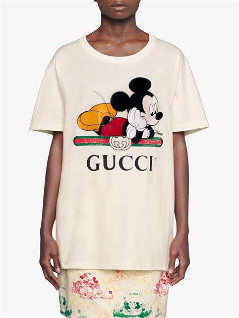 gucci mickey mouse t-shirt men's|mickey mouse wearing gucci.